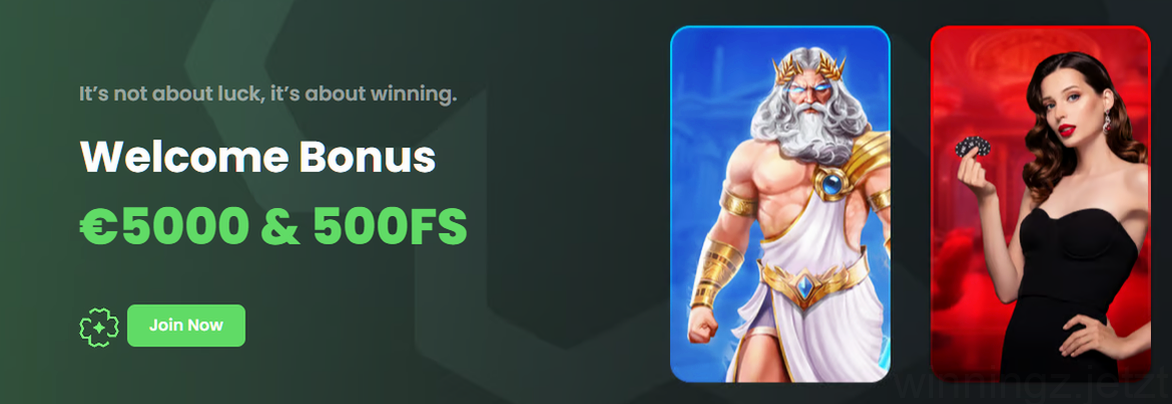 Winningz Casino Willkommensbonus